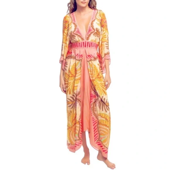 NWT FARM Rio Palms Dress Size S - Picture 4 of 14